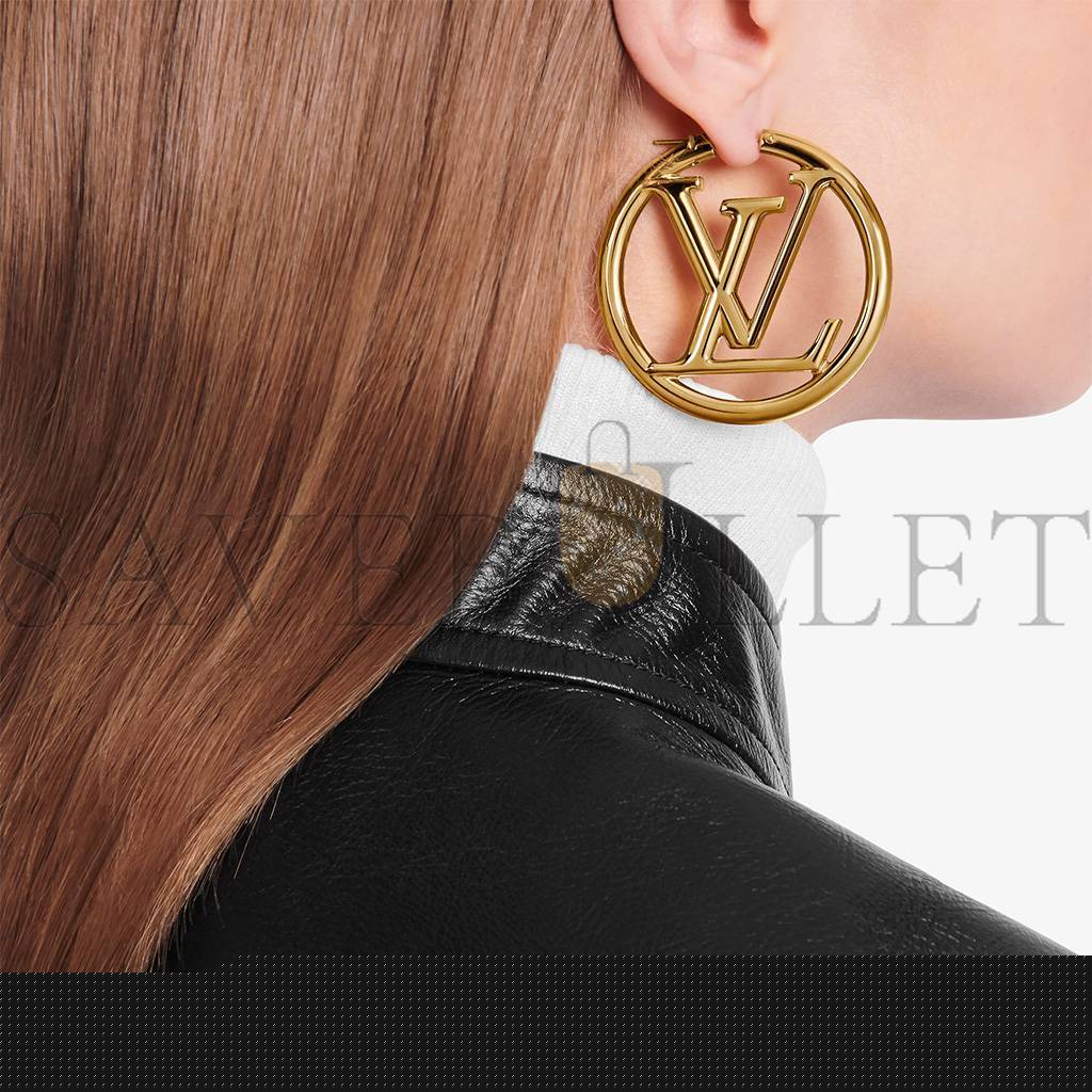 LOUIS VUITTON LOUISE HOOP GM EARRINGS M64288
